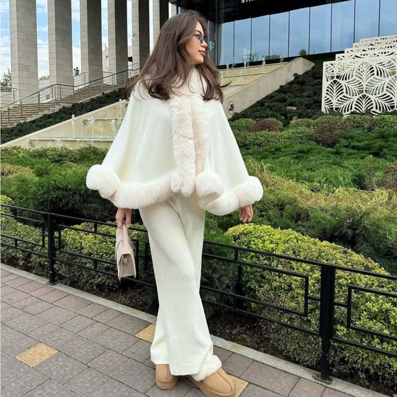 White Fur Sweater Top - Picture 11 of 14